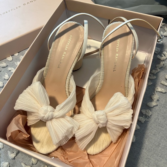 Loeffler Randall Camellia Knotted Sandal in Pearl - Picture 3 of 8